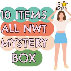5 ⭐️ Rated 10 Items All New with Tags Resellers Inventory or Gifting Mystery Box